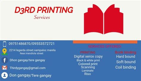 d3rd printing & bookbinding services